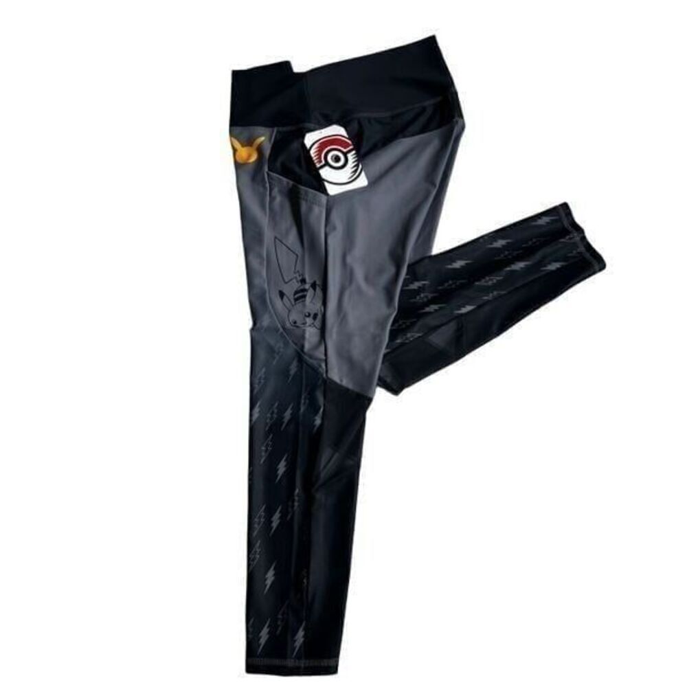 Pikachu Gray 7/8 Length Leggings - Adult size 3XL